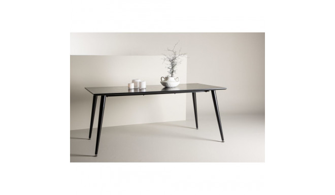 Söögilaud DIPP 180x90cm, must