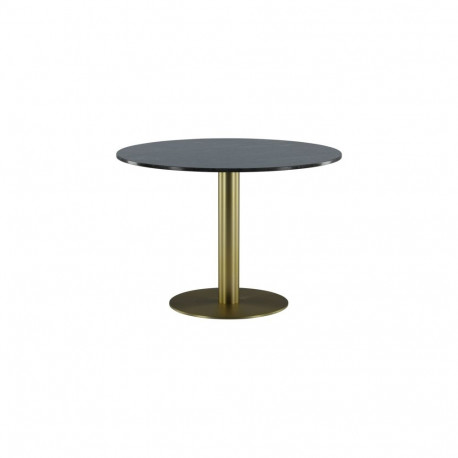 Söögilaud ESTELLE 106cm, messing/hall