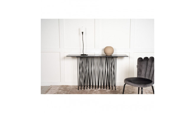 Konsoollaud STONE, must