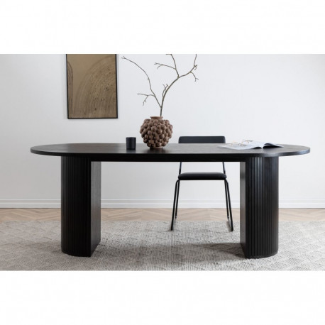Söögilaud BIANCA 200x90cm, must