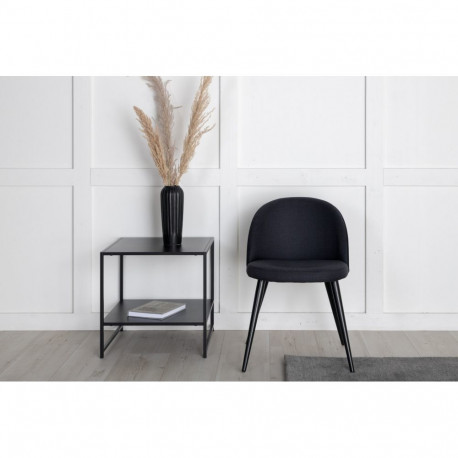 Söögitool VELVET, must