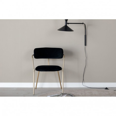 Söögitool ARROW käetugedega, must