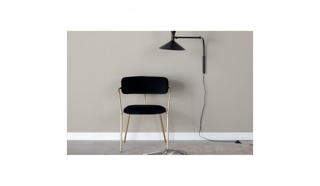 Söögitool ARROW käetugedega, must