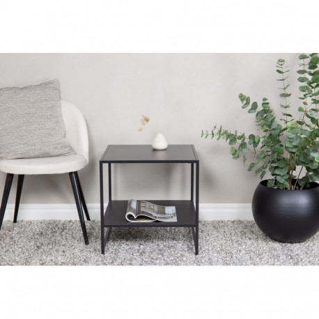 Abilaud STAAL riiuliga, must