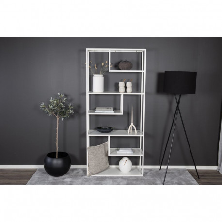 Raamaturiiul STAAL, valge