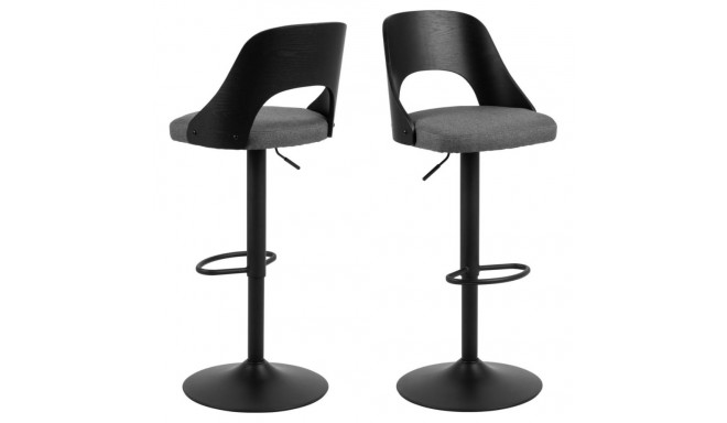 Baaritool LUCY kõrguse regulaatoriga, tumehall