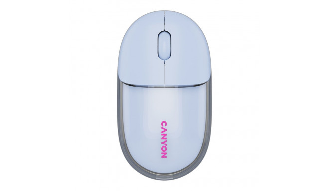 CANYON mouse OnClick 24 BT/ Wireless Transparent/Blue