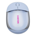 CANYON mouse OnClick 24 BT/ Wireless Transparent/Blue