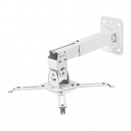 ONKRON Projector Mount Ceiling Adjustable Bracket up to 22 lbs Projectors, White