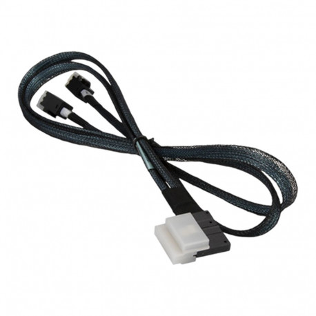 Supermicro SLIMLINE SAS x8 (LE) to 2x MINI SAS HD,INT, 70CM,32AWG