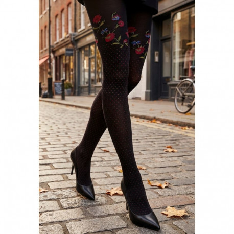 SOKISAHTEL Pierre Mantoux SAMIA lillelise mustriga sukkpüksid 441, 436