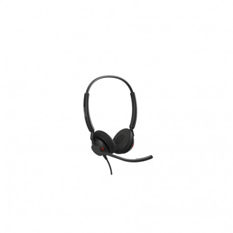Jabra Engage 40 MS Stereo Inline Link Wired Headset, USB-C/USB-A, Black