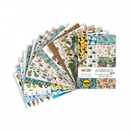 Disainpaberi segupakk LOOMAD ""WILD"" A4, 80g/16lk