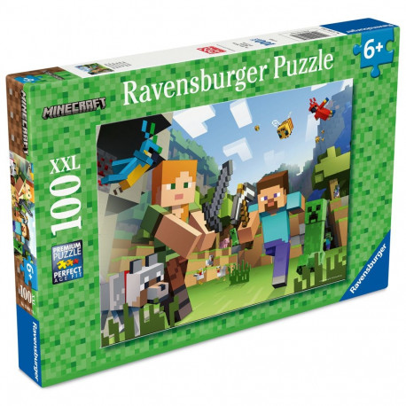 Ravensburger pusle 100 tk: Minecrafti Steve ja Alex