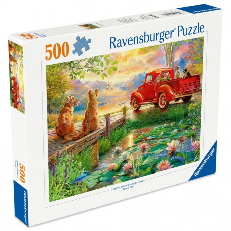 Ravensburger pusle 500 tk: suvine idüll