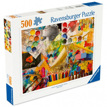 Ravensburger pusle 500 tk: kunstistuudio
