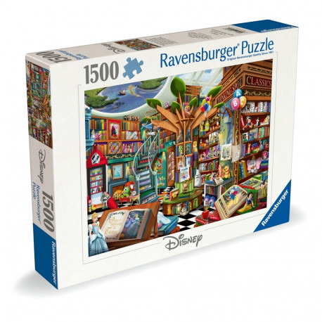Ravensburger pusle 1500 tk: maagiline Disney raamatupood