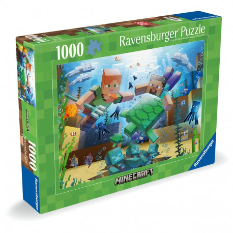 Ravensburger pusle 1000 tk: Minecrafti mosaiik