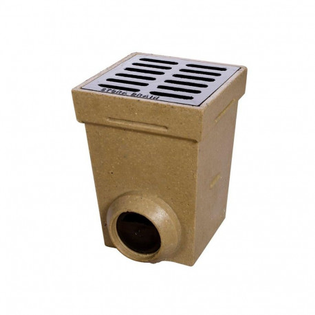 TRAP WITH CAST IRON GRILLE (27X27)