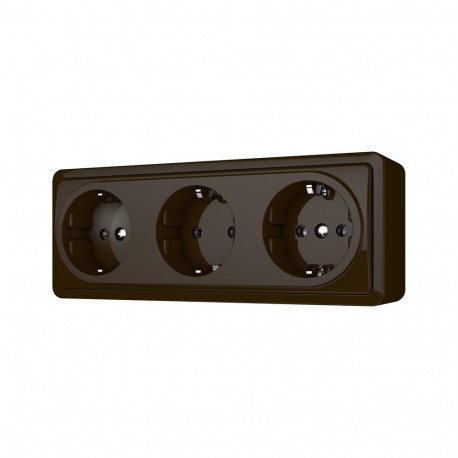 SOCKET 3PL SL+250 BROWN
