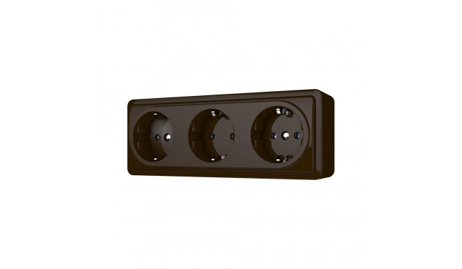 SOCKET 3PL SL+250 BROWN