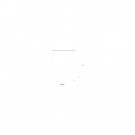 MIRROR HUNG SIMPLE C-EDGE 45X30CM