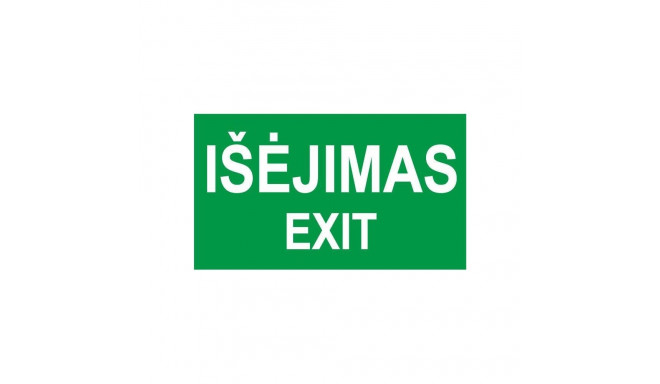 kleebis EXIT 100x180mm