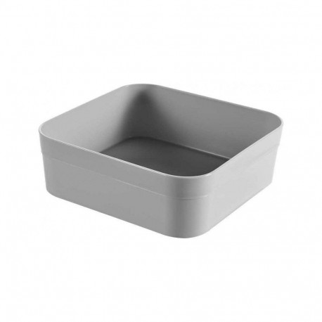 ORGANIZER SQUARE 15X15X5CM GREY