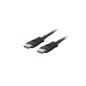 HDMI M/M V2.1 CABLE 100M OPTICAL BLACK AOC LANBERG