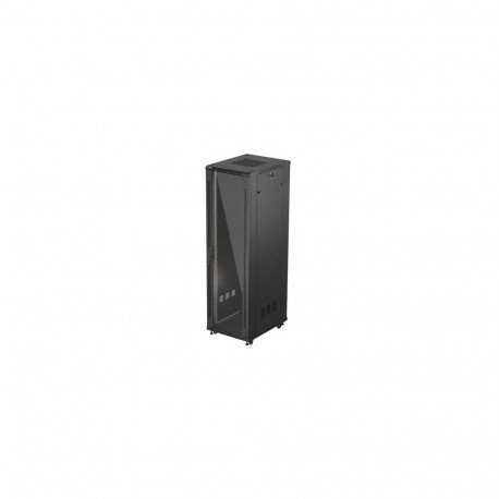 Lanberg rack cabinet 19" Free-Standing 42U/600X800, black
