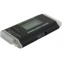 ATX toiteplokkide tester (LCD ekraaniga), must