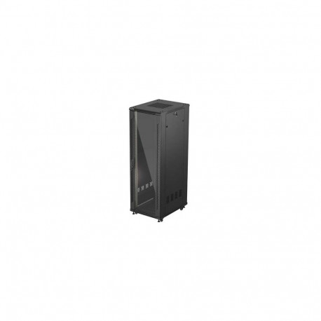Lanberg 19" vabaltseisev rack-kapp 37U/600X800, klaasuksega, lamepakendis, must