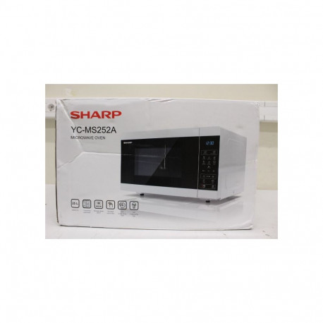 Sharp SALE OUT. YC-MG252AE-W Microwave Oven with Grill, 25 L capacity, White | SALE OUT. Microwave O
