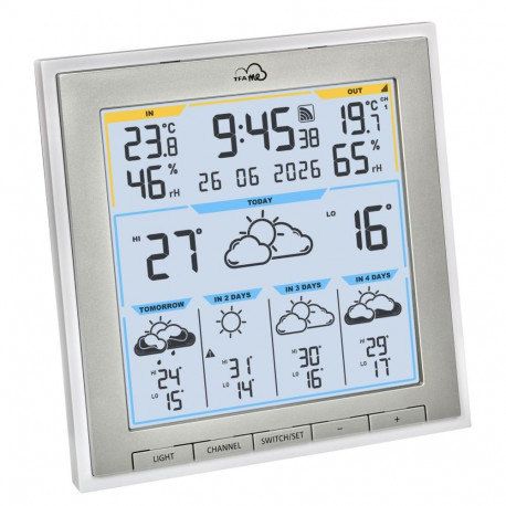 TFA TFA.me 35.8105.02 ID-08 WLAN juhtmevaba ilmajaam valge