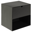 Öökapp JOLIET 30x25xH30cm, must