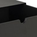 Öökapp JOLIET 30x25xH30cm, must