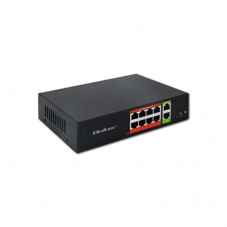 FAST Ethernet PoE SWITCH 8xRJ45 2xRJ45 Uplink