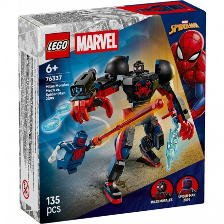 Blocks Super Heroes 76337 Miles Morales Mech vs. Spider-Man 2099