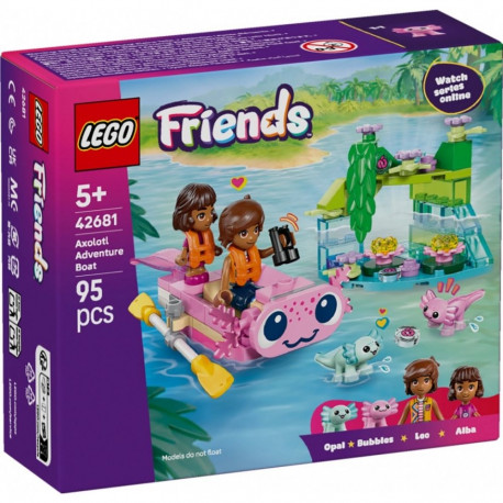 Here is the information for the LEGO Friends 42681 Axolotl Adventure Boat:
