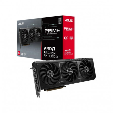 Graphics Card - ASUS Prime RX 9070XT OC 16GB GDDR6 256-bit Triple Fan