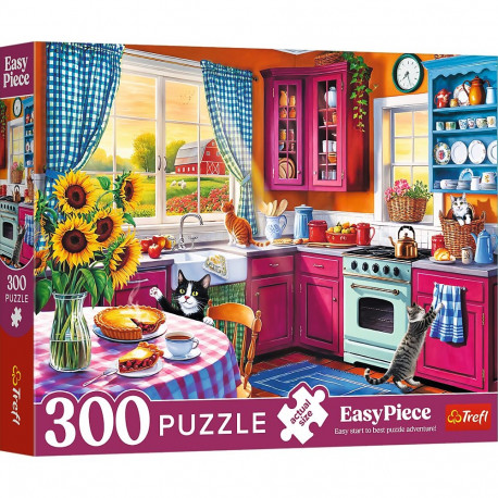 Puzzle - 300 EasyPiece - hommik köögis - Trefl 23102