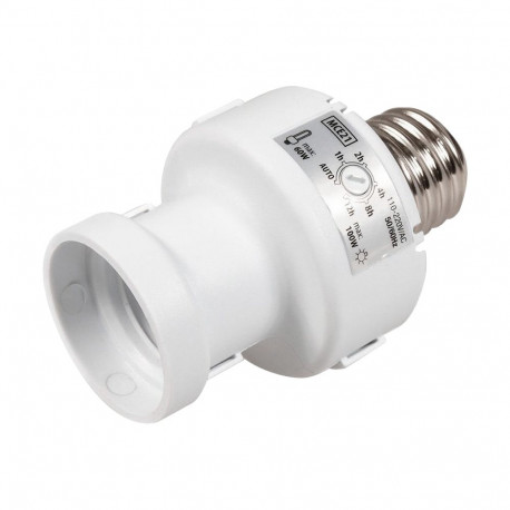 Oprawa żarówki z czujnikiem zmierzchu timer MCE21W