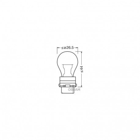 12V PY27/7W 27/7W W2.5x16q kollane