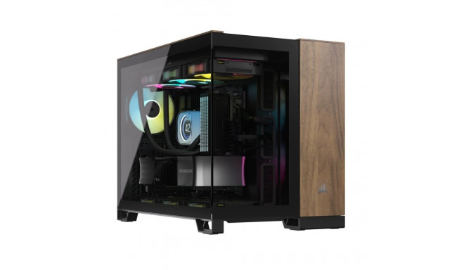 Corsair CC-9011286-WW computer case Midi Tower Black, Walnut