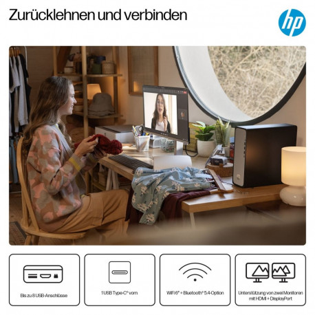 HP OmniDesk sale tornarvuti S03-0030ng Intel Core i3-14100