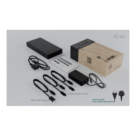 D I-TEC USB-C KVM dokkimisjaam