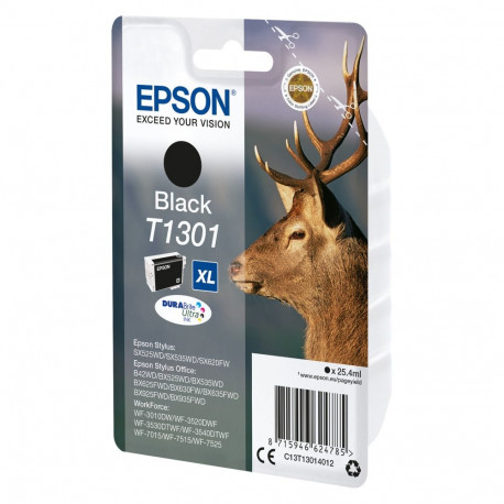 "Epson Tinte T1301 C13T13014012 Schwarz bis zu 945 Seiten"
