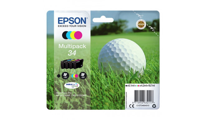 "Epson Tinte 34 4er-Pack black + color T3466"