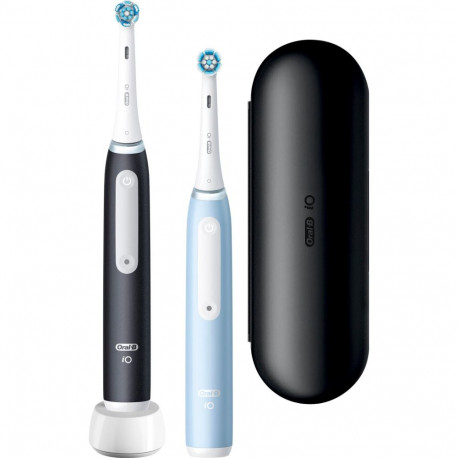 Oral-B elektriline hambahari iO Series 3N Duo sisaldab 2 käepidet, matt must/ice sinine