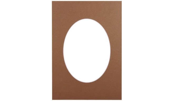 Passepartout 15x21, bronze oval